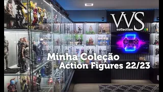 MINHA COLEÇÃO de Action Figures 22 / 23 ! Collection Room Tour, Hot Toys, Blitzway,Sideshow ...