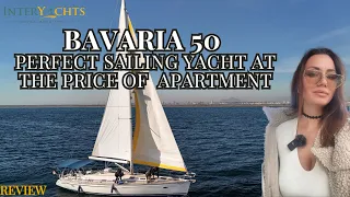 BAVARIA 50 Cruiser. Sailboat review. Sailing yacht available at an excellent price.