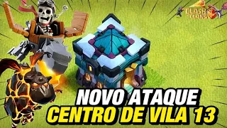 APREDA A FAZER ATAQUE AEREO UTILIZANDO LAVA HOUND E DRAGON RIDER CV 13 CLASH OF CLANS 2024