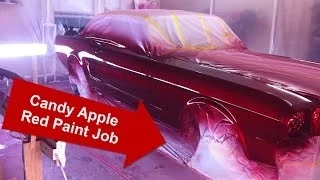 Candy Apple Red Mustang Paint Job - It's painted!  - Turbo Cobra