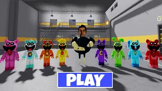 Mr. Bean BARRY'S PRISON RUN VS Smiling Critters - Walkthrough Full Gameplay #obby #roblox