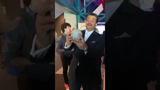 Neil deGrasse Tyson with AstroReality LUNAR Pro at Apollo 11 Gala