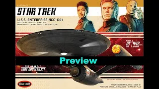 Polar Lights Star Trek 1:1000 USS Enterprise Preview