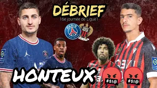 Débrief "PSG 0🆚0 OGCN" 16e journée de Ligue1🔴🔵 Inadmissible 🤬🤬 indigne du PSG #psg #ligue1 #mbappe