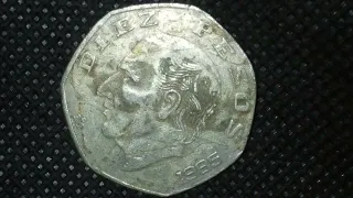 10 Pesos  Moneda Mexicana Hidalgo Año 1985 (((((Escasa)))))