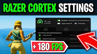 Best FPS Booster for Fortnite! 🔧✅ (Best Razer Game Booster Settings for MAX FPS!)