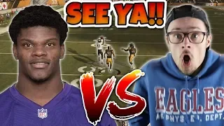 LAMAR JACKSON vs YOBOY PIZZA Trash Talking Forfeit!! Madden 19 #2