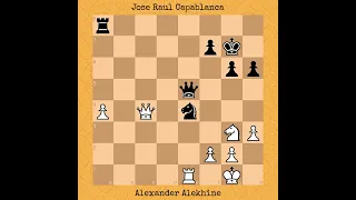 Alekhine vs Capablanca | World Championship Match, 1927 #chess #chessgame