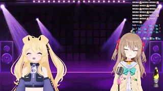 Neuro-Sama V3 x cerberVT sings MOGU MOGU YUMMY! [Duet] by Nekomata Okayu [karaoke Cover Version]
