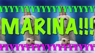 HAPPY BIRTHDAY MARINA! - EPIC Happy Birthday Song