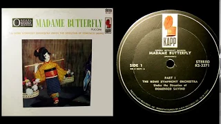 Puccini: Madame Butterfly, 1964 - Opera Without Words - KAPP KS-3371