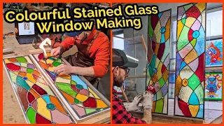 Colourful Traditional Stained Glass Window Making