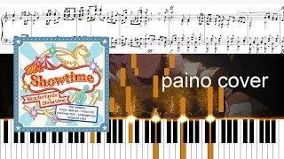 [WONDERLANDxSHOWTIME] ひとしずく×やま△ - Mr. Showtime Piano Cover (with sheet music)