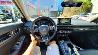 New Honda Civic Hybrid e:HEV 2023 Test Drive POV