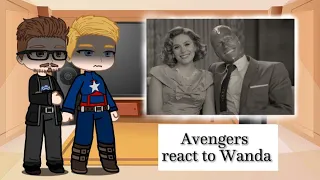 Avengers☆ react to Wanda (Scarlet Witch) 2/? ♡