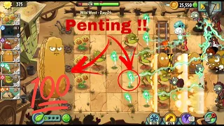 Plants vs Zombies 2 : wild west DAY 24 : protect the endangered plants !!