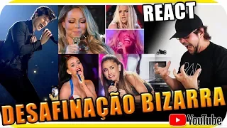 DESAFINAÇÃO BIZARRA com Katy Perry, Demi Lovato, Shawn Mendes, Whitney Houston, Miley Cyrus React