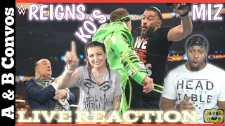 Roman Reigns Knocks The Miz Out Cold - Live Reaction | Monday Night Raw 10/31/22