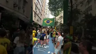 Brazilian fans celebration in brazil after defeating serbia | Brazil vs Serbia Highlights