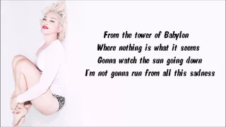 Madonna - Wash All Over Me Karaoke / Instrumental with lyrics on screen
