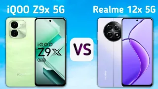 IQOO Z9x 5G VS Realme 12x 5G ! Full Comparison ⚡