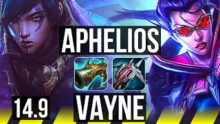 APHELIOS & Bard vs VAYNE & Braum (ADC) | 16/3/4, 700+ games, Godlike | EUW Master | 14.9