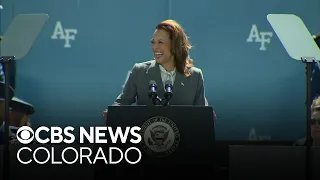 Watch Kamala Harris deliver commencement address at Air Force Academy in Colorado