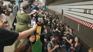 Subway chokehold: Jordan Neely's death sparks protest on subway tracks