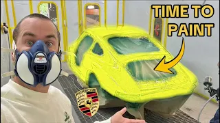 REVEALING MY PORSCHE 912 PAINT COLOUR & SPRAYING IT!