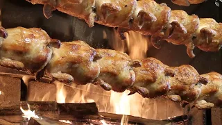 1200℃에서 구워지는 1000마리의 닭 장작구이!! ㅣ1000 roasted chicken firewood at 1200℃!!