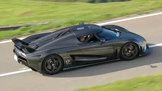 Hypercars BLASTING On The Swiss Alps! Ferrari F40 LM, Koenigsegg Regera, Huayra Imola, Zenvo TSR-S