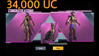 PHAROAH X-SUIT unlocked both outfits +extra mythic items #pubgmobile #pubgm #pubg #teampubg