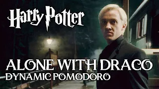 🐍ALONE WITH DRACO🐍 Harry Potter Pomodoro Technique, Study session ASMR, Hogwarts Pomodoro Timer