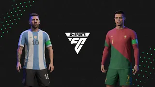EA Sports FC 24 | Argentina vs Portugal Gameplay | Messi vs Ronaldo
