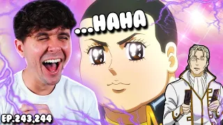 COULDNT STOP LAUGHING!! | Gintama Episode 243 and 244 Reaction!