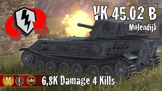 VK 45.02 (P) Ausf. B  |  6,8K Damage 4 Kills  |  WoT Blitz Replays