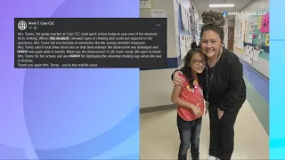 Hero: Akron elementary school teacher saves student from choking