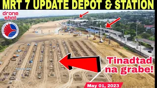 Tinadtad na, grabe! MRT 7 UPDATE STATION & DEPOT|Quezon City|May 01,2023|build3x|build better more