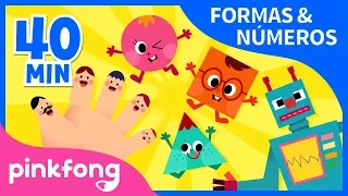 Las Mejores Canciones de Formas & Números | +Recopilación | Pinkfong Canciones Infantiles