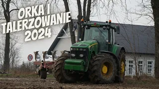 Orka & Talerzowanie 2024🔥☆John Deere 8530 & Case Puma 200☆Engine Sound!☆Sezon 2024✔GR Wawrzyniak✔