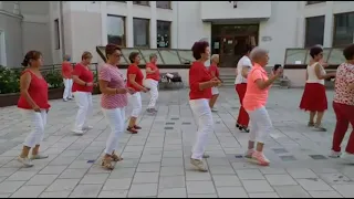 Coco Jambo: Trupa DANCE 60+ linie dance. Instructor - Maria Oltenacu