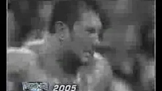 Batista vs Triple H Wrestlemania 21 Highlights