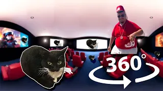 Maxwell The Cat 360° - CINEMA HALL | VR/360 Video 4K