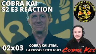 COBRA KAI S2 E3 REACTION I FIRE AND ICE I SEASON 2 EPISODE 3 I 2x3 WATCH ON NETFLIX