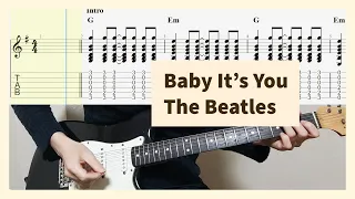 Baby It's You - The Beatles Guitar Tab