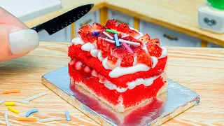 🍓 Mini STRAWBERRY Cake Dreams! |  The CUTEST Cake Decorating Ideas! ❤️