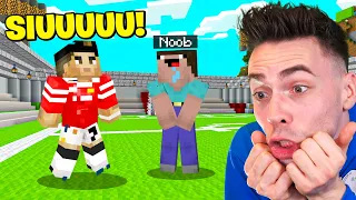 CRISTIANO RONALDO PRANK NA NOOBKU w Minecraft!