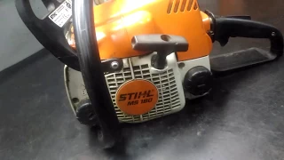 Stihl MS-180 ремонт.