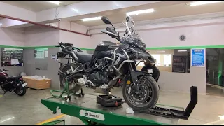 BENELLI TRK 502 | 6000KMS SECOND SERVICE | WEEKEND RIDE TO SERVICE CENTER 🏁😎