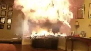 Tv blow up